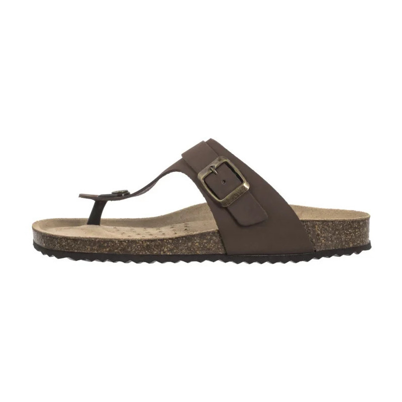 Geox D Brionia K Coffee D35LSK 00032 C6009 (GE224-a) flip flops