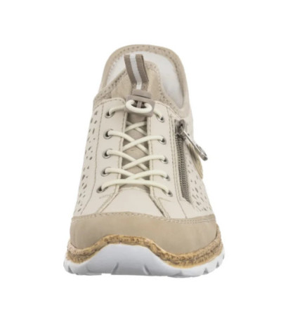 Rieker Beżowe N42V3-60 Beige (RI248-a) shoes