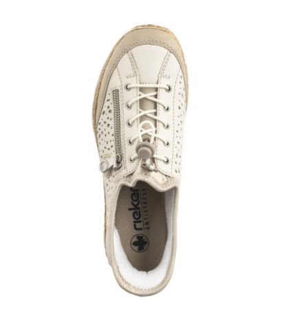 Rieker Beżowe N42V3-60 Beige (RI248-a) shoes