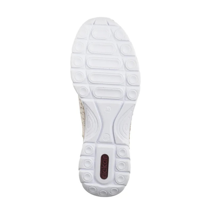 Rieker Beżowe N42V3-60 Beige (RI248-a) shoes