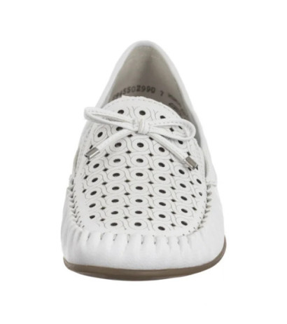 Rieker Białe Ażurowe L6352-80 White (RI249-a) shoes
