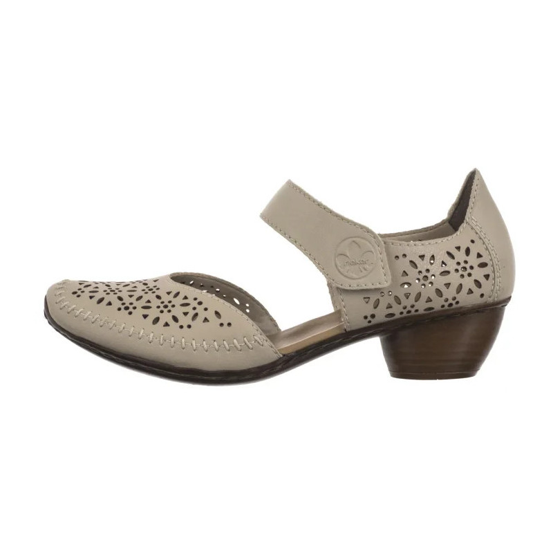 Rieker Beżowe 43750-62 Beige (RI250-a) shoes