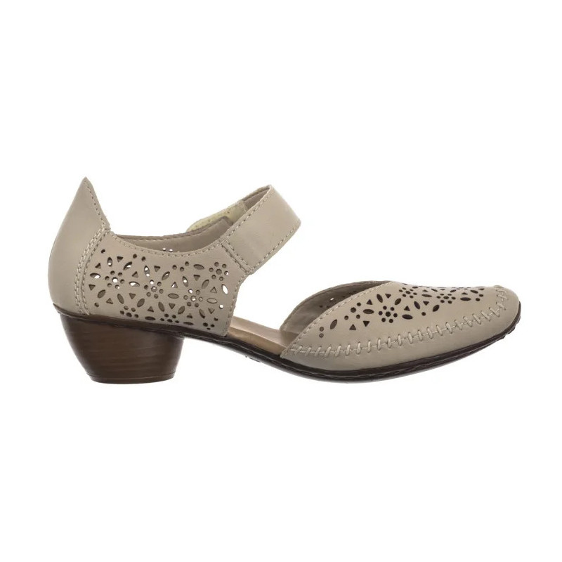 Rieker Beżowe 43750-62 Beige (RI250-a) shoes