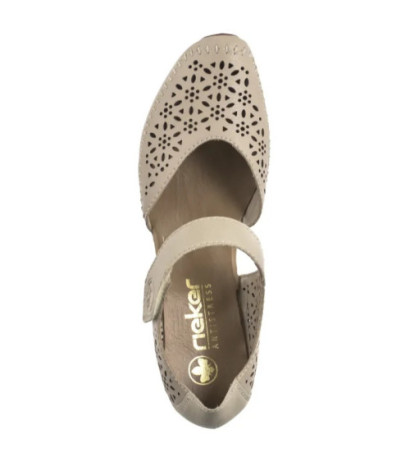 Rieker Beżowe 43750-62 Beige (RI250-a) shoes