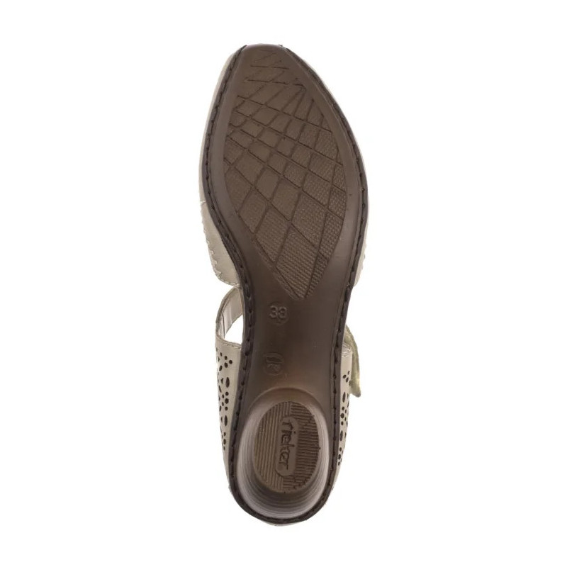 Rieker Beżowe 43750-62 Beige (RI250-a) shoes