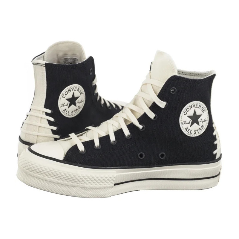 Converse CTAS Lift Hi Black/Egret/Black A12552C (CO763-a) shoes