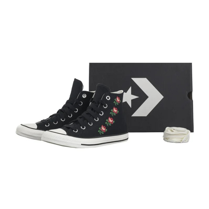 Converse CTAS Hi Black/Lt Jellyfish Jitter A13657C (CO765-a) shoes