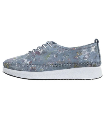 Venezia Niebieskie w Kwiaty E149NUBUOSP029 (VE834-a) shoes