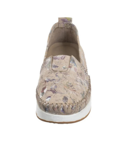 Venezia Beżowe w Kwiaty E124NUBEOBM029 (VE835-a) shoes