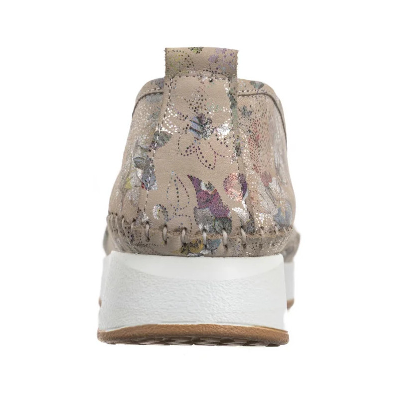 Venezia Beżowe w Kwiaty E124NUBEOBM029 (VE835-a) shoes