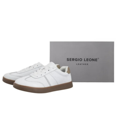 Sergio Leone Białe SP 112 (SL567-a) shoes