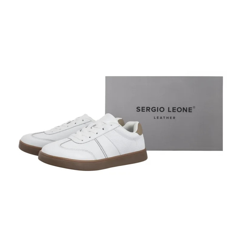 Sergio Leone Białe SP 112 (SL567-a) shoes
