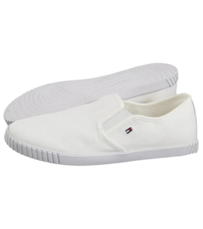 Tommy Hilfiger Canvas Slip-On Sneaker White FW0FW08640 YBS (TH1315-a) sneakers