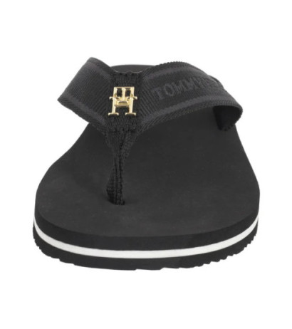 Tommy Hilfiger Hilfiger Webbing Beach Sandal Black FW0FW08515 BDS (TH1317-a) flip flops