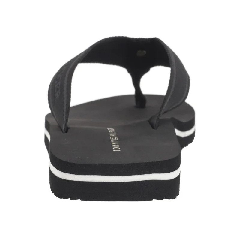 Tommy Hilfiger Hilfiger Webbing Beach Sandal Black FW0FW08515 BDS (TH1317-a) flip flops