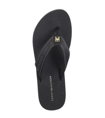 Tommy Hilfiger Hilfiger Webbing Beach Sandal Black FW0FW08515 BDS (TH1317-a) flip flops