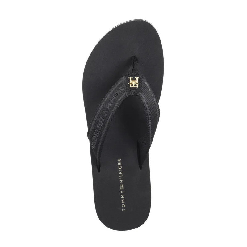 Tommy Hilfiger Hilfiger Webbing Beach Sandal Black FW0FW08515 BDS (TH1317-a) flip flops