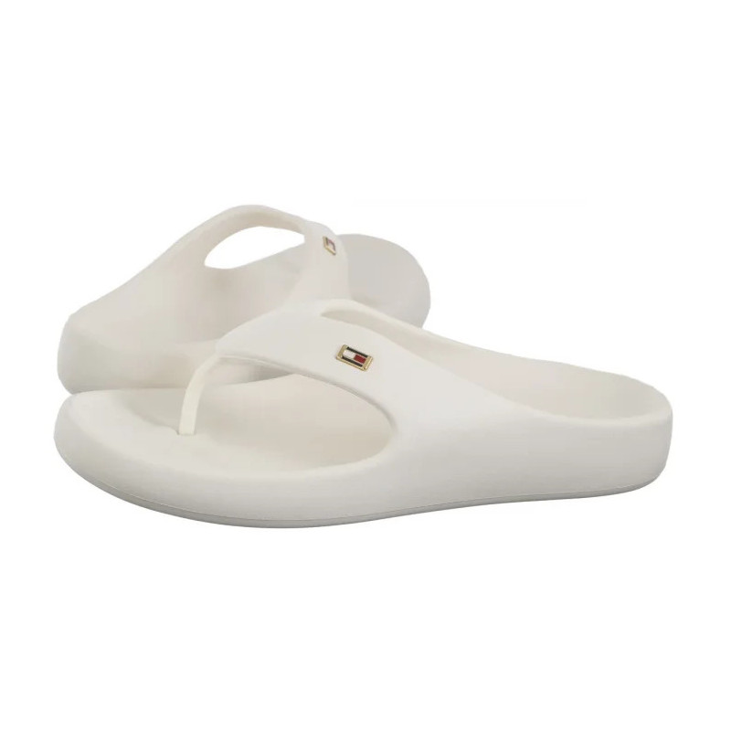 Tommy Hilfiger TH Comfort Beach Sandal Ancient White FW0FW08522 YBH (TH1324-a) flip flops
