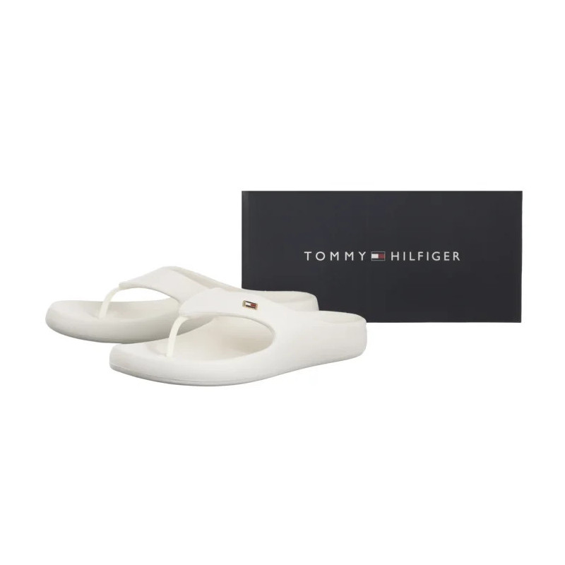 Tommy Hilfiger TH Comfort Beach Sandal Ancient White FW0FW08522 YBH (TH1324-a) flip flops
