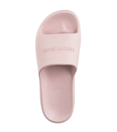 Tommy Hilfiger Tjw Chunky Pool Slide Ess Delicate Pink EN0EN02879 TIO (TH1325-a) Women's Shoes/Flip Flops