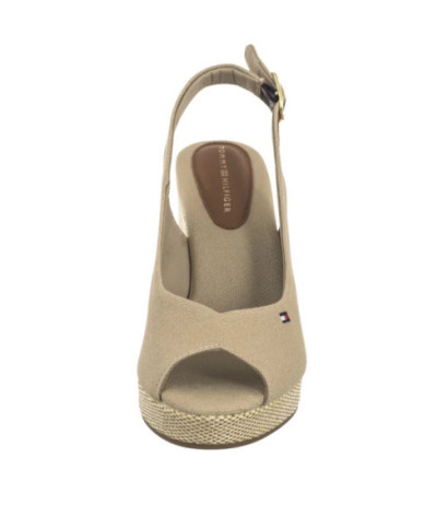 Tommy Hilfiger Flag High Wedge Espad Slingback Horseradish FW0FW08597 ACC (TH1327-a) shoes