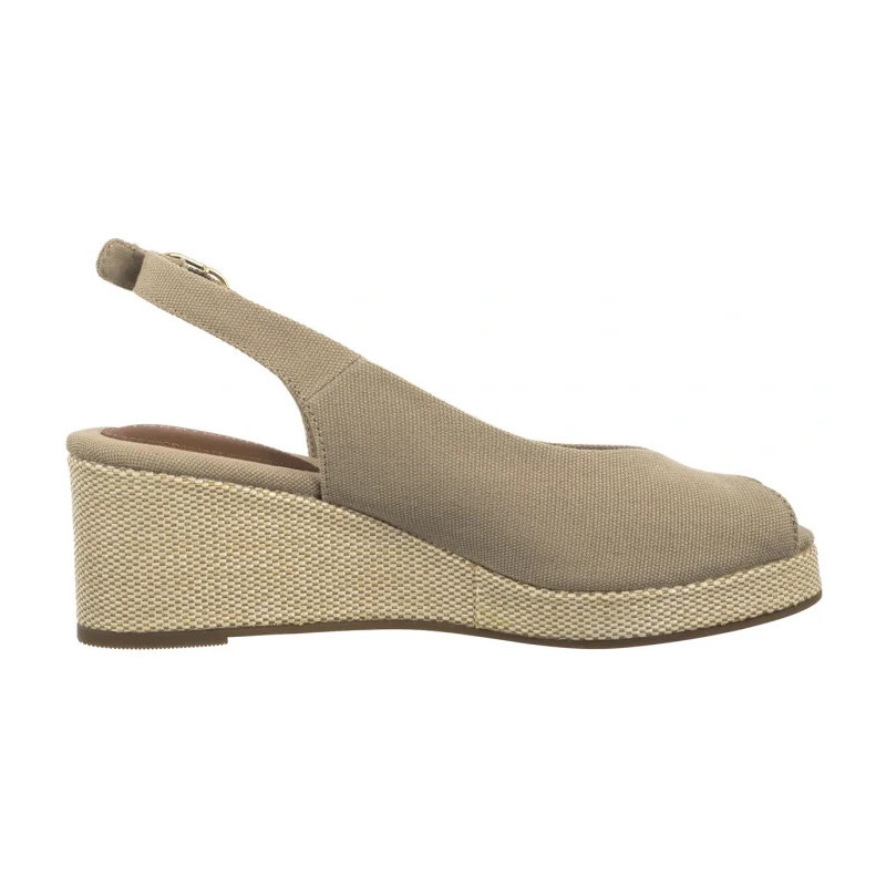 Tommy Hilfiger Flag Mid Wedge Espad Slingback Horserdish FW0FW08595 ACC (TH1328-a) shoes