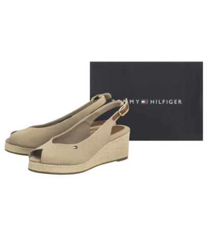 Tommy Hilfiger Flag Mid Wedge Espad Slingback Horserdish FW0FW08595 ACC (TH1328-a) shoes