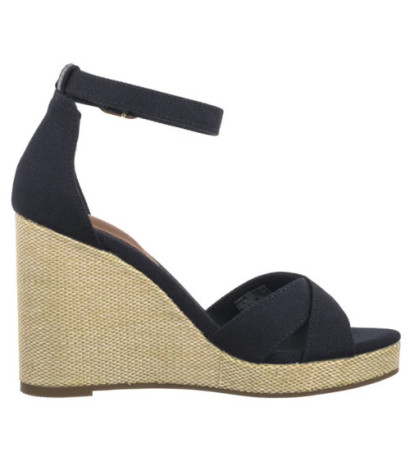 Tommy Hilfiger Flag High Wedge Espad Crisscross Space Blue FW0FW08661 DW6 (TH1329-a) shoes