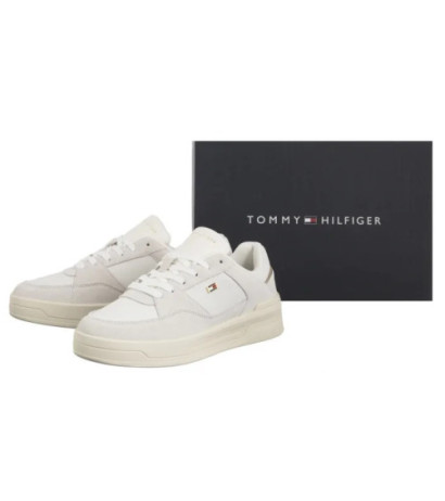 Tommy Hilfiger Essential Basket Sneaker Ecru FW0FW08456 YBL (TH1330-a) sports Shoes