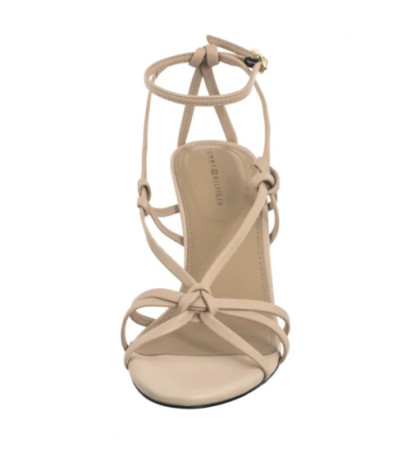 Tommy Hilfiger Leather Knots Wedge Sandal Misty Blush FW0FW08417 TRY (TH1331-a) shoes