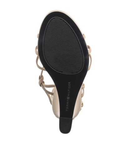 Tommy Hilfiger Leather Knots Wedge Sandal Misty Blush FW0FW08417 TRY (TH1331-a) shoes