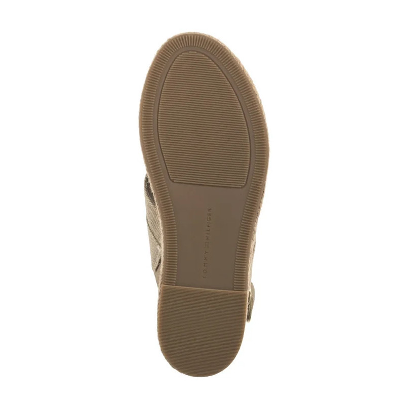 Tommy Hilfiger Denim Espadrille Platform Sandal Horseradish FW0FW08669 ACC (TH1333-a) shoes
