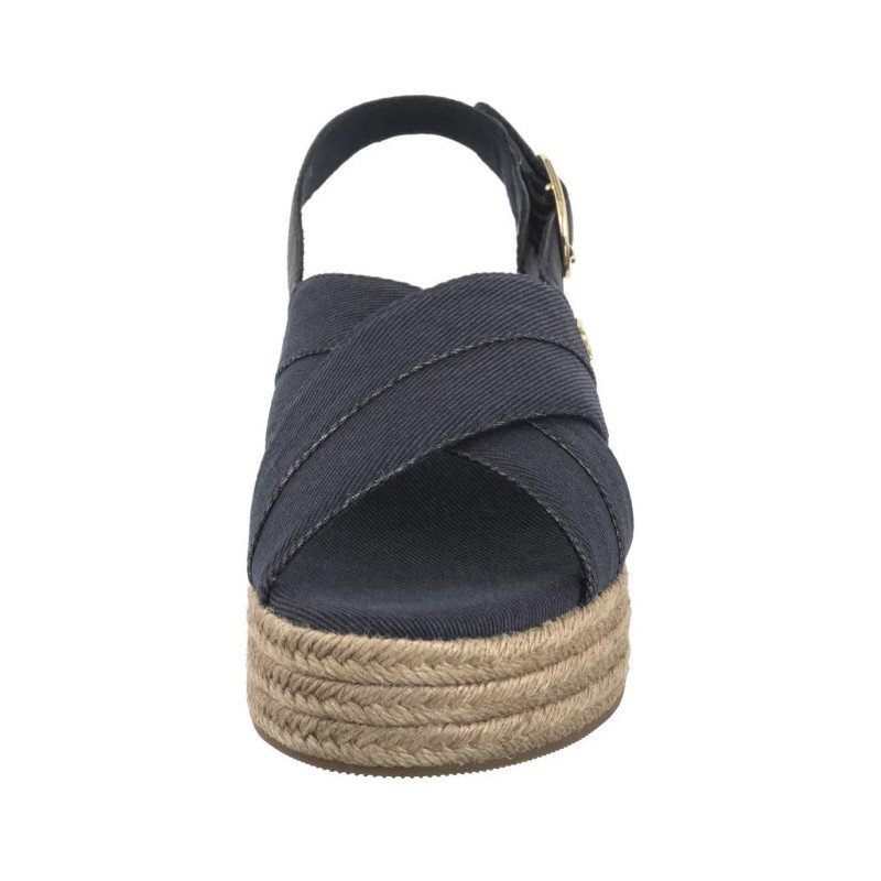 Tommy Hilfiger Denim Espadrille Platform Sandal Space Blue FW0FW08669 DW6 (TH1333-b) shoes
