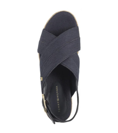 Tommy Hilfiger Denim Espadrille Platform Sandal Space Blue FW0FW08669 DW6 (TH1333-b) shoes