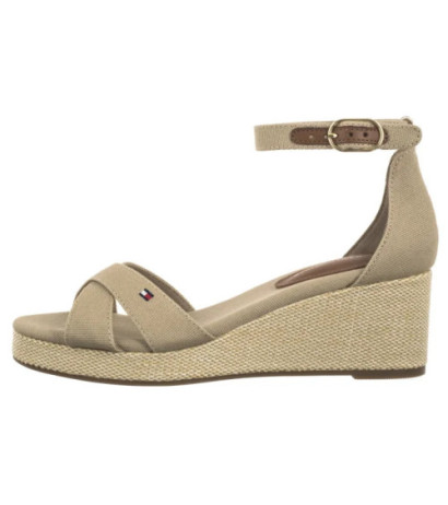 Tommy Hilfiger Flag Criss-Cros Mid Wedge Espad Horseradish FW0FW08481 ACC (TH1337-a) shoes