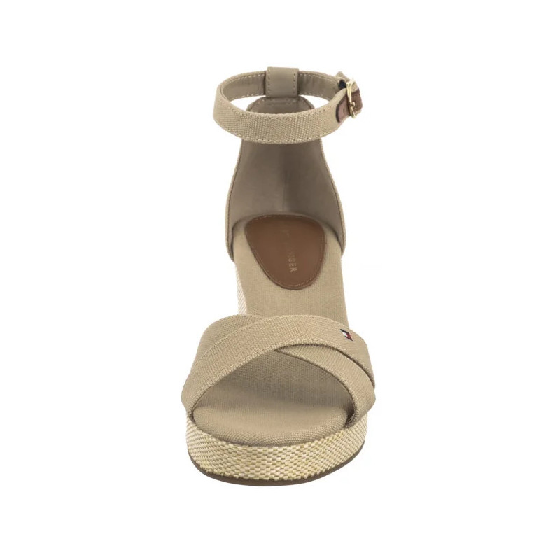 Tommy Hilfiger Flag Criss-Cros Mid Wedge Espad Horseradish FW0FW08481 ACC (TH1337-a) shoes