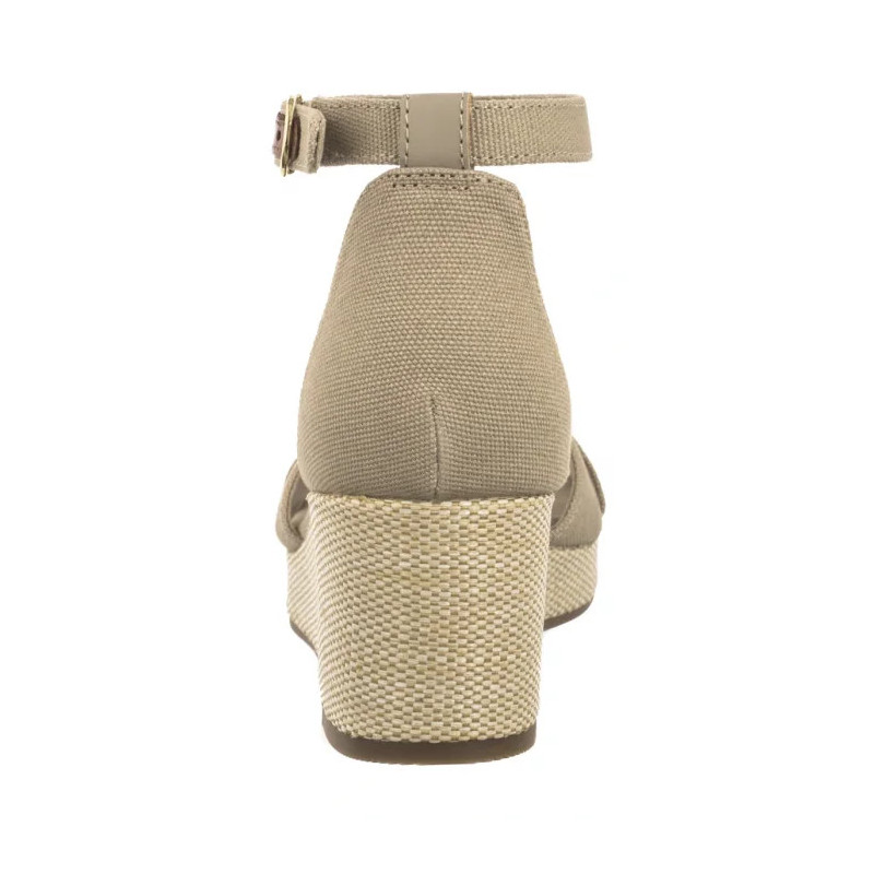 Tommy Hilfiger Flag Criss-Cros Mid Wedge Espad Horseradish FW0FW08481 ACC (TH1337-a) shoes