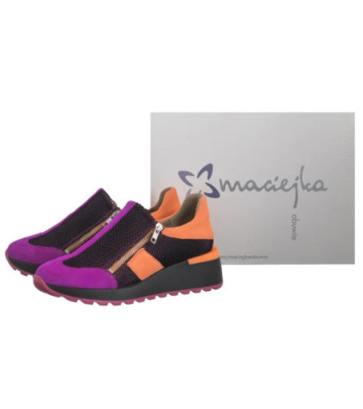 Maciejka Czarne/Różowe 06853-15/00-7 (MA1330-a) shoes