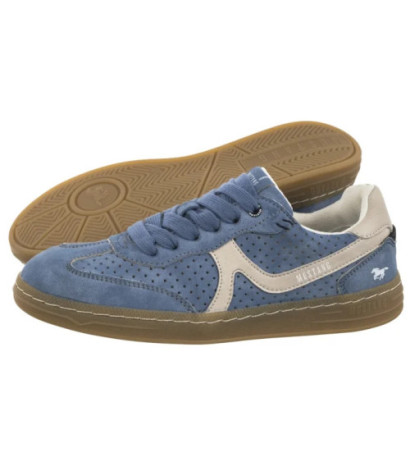 Mustang Niebieskie 1511-302-8 (MU575-c) sneakers