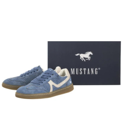 Mustang Niebieskie 1511-302-8 (MU575-c) sneakers