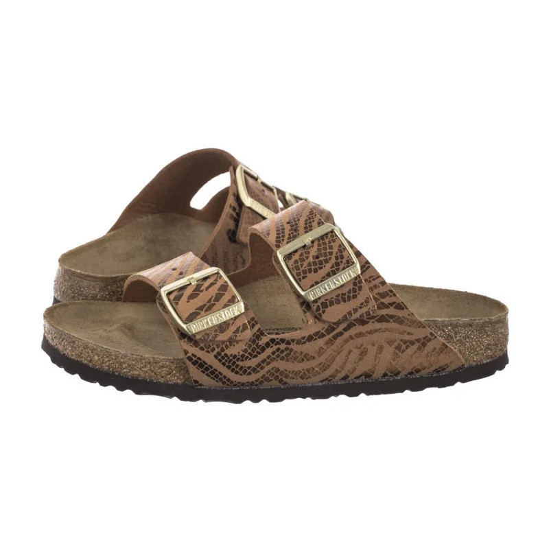 Birkenstock Arizona BS SYN Zebra Pecan 1029509 (BK295-b) Women's Shoes/Flip Flops