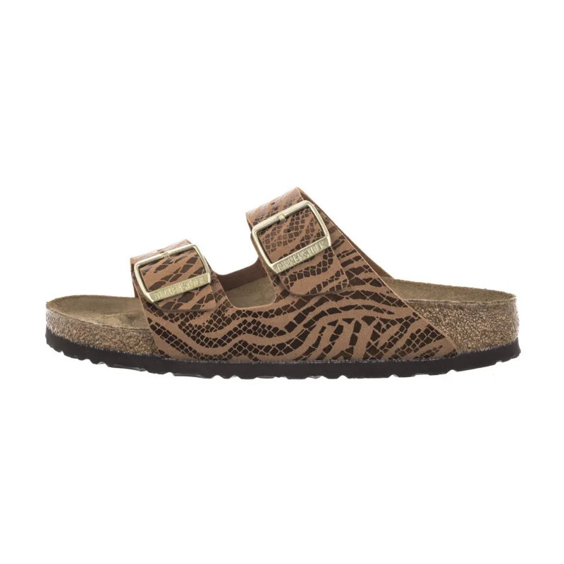 Birkenstock Arizona BS SYN Zebra Pecan 1029509 (BK295-b) Women's Shoes/Flip Flops
