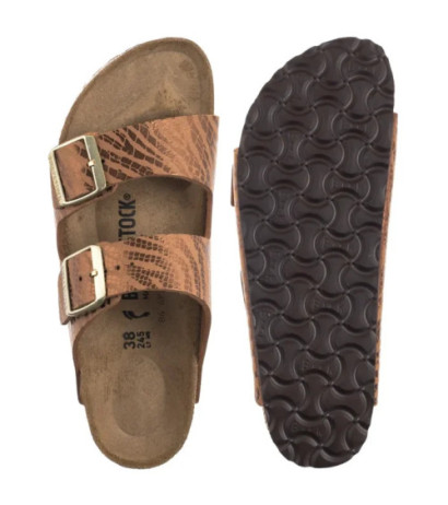 Birkenstock Arizona BS SYN Zebra Pecan 1029509 (BK295-b) Women's Shoes/Flip Flops