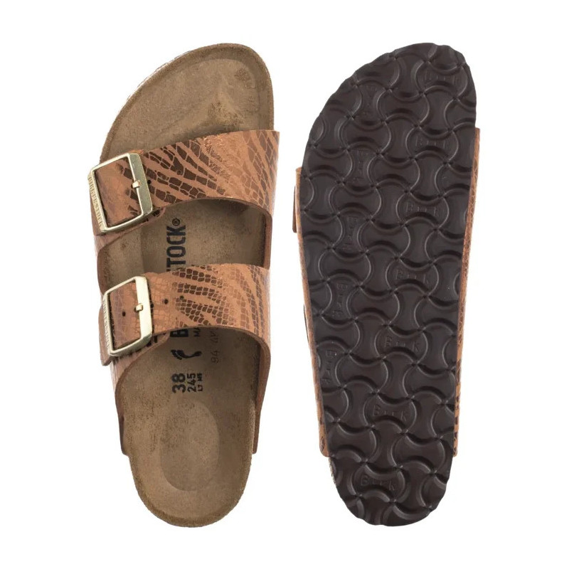 Birkenstock Arizona BS SYN Zebra Pecan 1029509 (BK295-b) Women's Shoes/Flip Flops