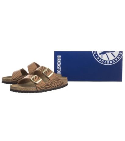 Birkenstock Arizona BS SYN Zebra Pecan 1029509 (BK295-b) Women's Shoes/Flip Flops
