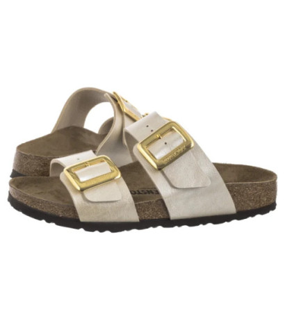 Birkenstock Sydney Cushion Buckle Graceful Pearl White 1029492 (BK301-a) Women's Shoes/Flip Flops