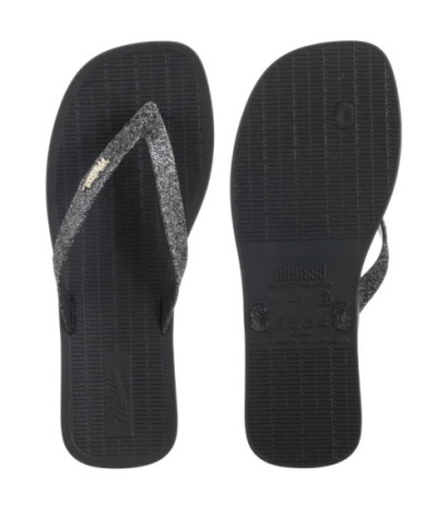 Melissa Sun Long Beach II AD 35781/AW132 Black/Silver (ML349-a) flip flops