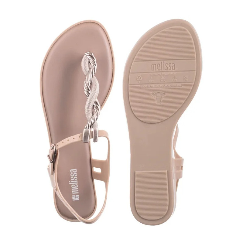 Melissa Solar Twist AD 36042/BF301 Pink/Metallic Pink (ML351-a) flip flops