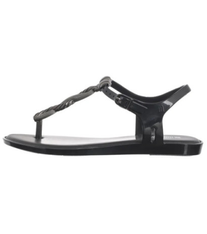 Melissa Solar Twist AD 36042/BF295 Black/Silver (ML351-b) flip flops