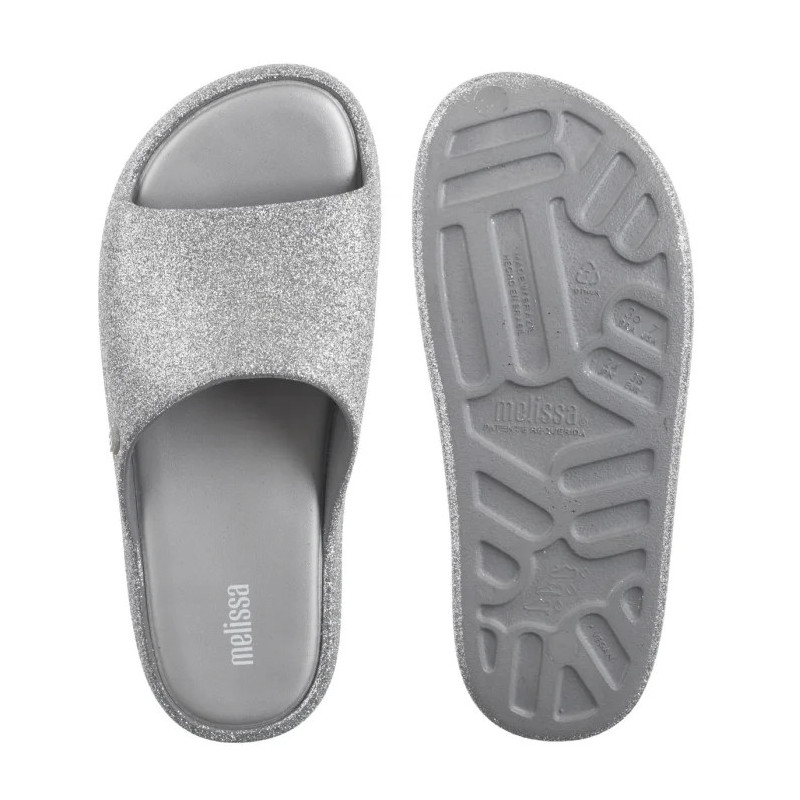 Melissa Free Platform Slide Gl 36126/BF581 Glitter Grey (ML354-a) shoes